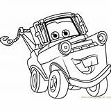 Tow Mater Coloringpages101 sketch template