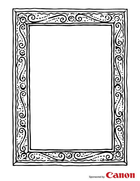 craft templates  kids picture frame