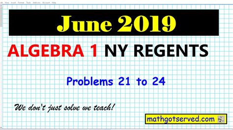 june  algebra     nys regents exam solutions worked  steps broken  oline
