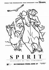 Spirit Coloring Pages Stallion Cimarron Rain Horse Book Animal Color School Getcolorings Getdrawings Drawing Library Clipart Template Popular sketch template