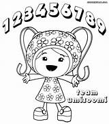 Umizoomi Team Coloring Pages Colouring Print Milli Coloringway sketch template