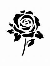 Rose Stencils Printable Mycoloring Pages Print sketch template
