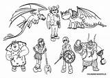 Dragon Train Coloring Pages Characters Getcoloringpages Kids sketch template