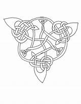 Celtic Triangle Iii Coloring Deviantart sketch template