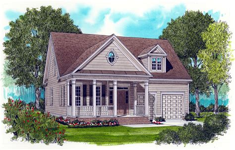 covered porch home plan el architectural designs house plans