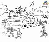 Coloring Thomas Pages Train Gordon Engine Printable Tank Kids Sea Bill Friends Boat Ben Go Childrens Big Small Clipart Clip sketch template