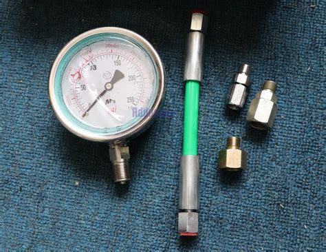 mpa common rail high pressure tester  diesel oil circuit common rail plunger common