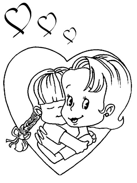 printable coloring pages mom  daughter