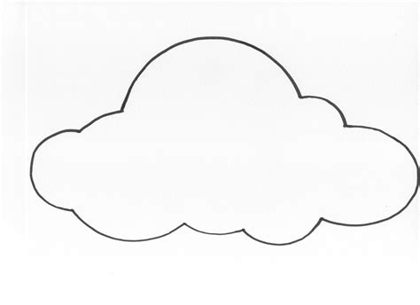 diy paper cloud mobile tutorial cloud template cloud  template
