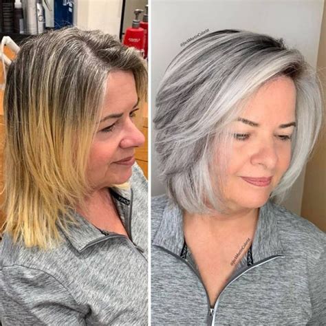 Great Gray Hair Hairstyles 35 Pics