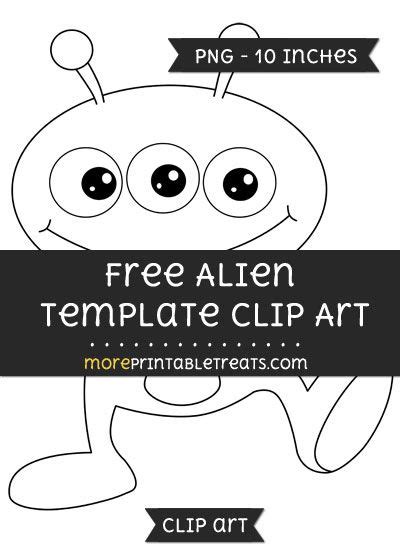 alien template clipart digital media projects cute alien