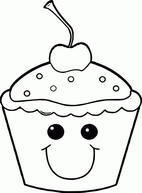cute cupcakes coloring pages coloring home