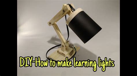diy membuat lampu belajar youtube