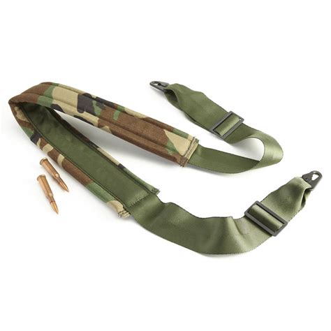 military issue gun sling  woodland camo  gun slings