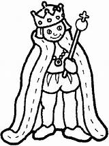 King Coloring Pages Printable Scepter Characters Princess Kids Drawing Popular Surfnetkids sketch template