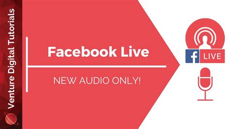 Facebook Live Audio Only Streaming Youtube