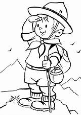 Coloriage Scouts Scoutisme Imprimer Cub Hugolescargot Scouting Visiter Hugo sketch template