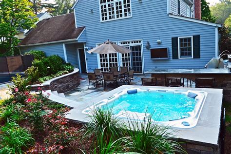ridgewood nj swimming pool landscaping renovation wins award