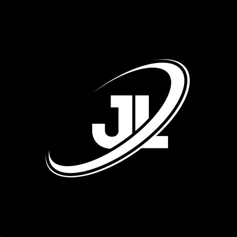 diseno del logotipo de la letra jl jl letra inicial jl circulo vinculado en mayusculas logo