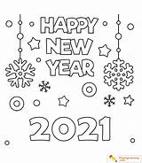 Coloring Year 2021 Happy Pages Popular sketch template