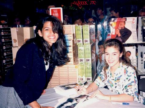 flashback eva mendes asked alyssa milano for her autograph in 1989 e