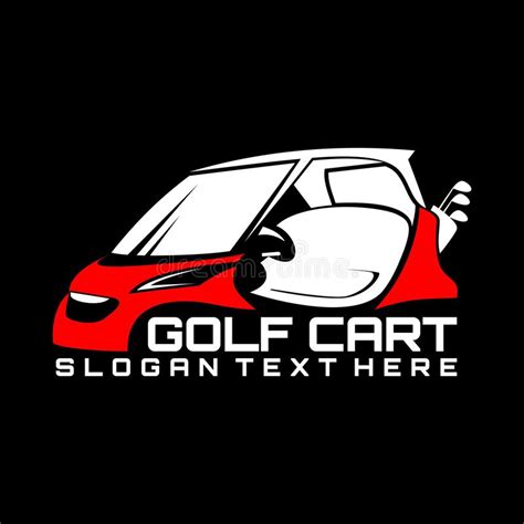 golf cart logo vector illustration stock vector illustration  golfing outline