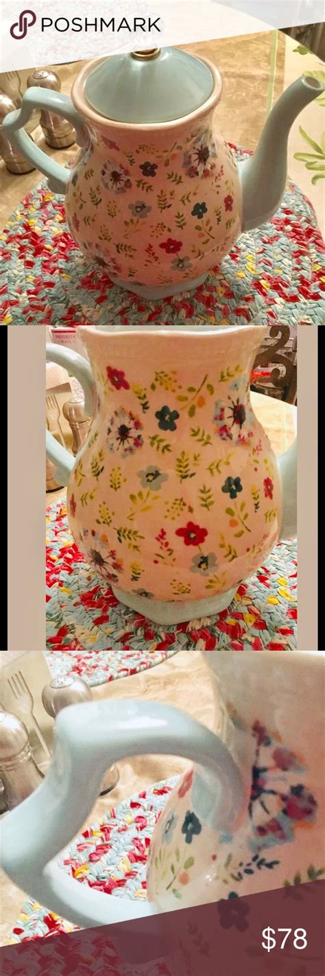 🔥pioneer Woman Xl Kari 2 4 Quart Coffee Tea Pot☕️ Tea Pots Coffee