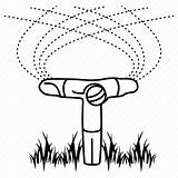Sprinkler Irrigation Watering Lawn Rotor Grow System Garden Icon Iconfinder Editor Open sketch template