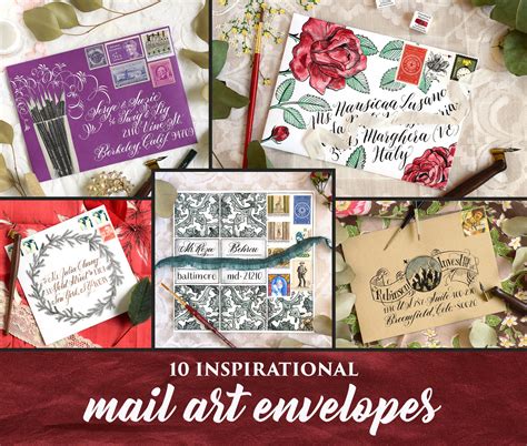 inspirational mail art envelopes  postmans knock