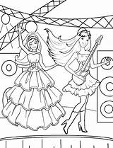 Barbie Coloring Pages Princess Popstar Printable Fair County Rockstar Star Pop Drawing 1950s Cool2bkids Getcolorings Kids Getdrawings Colorings Search Print sketch template