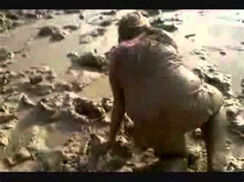 drunk american woman takes a mud bath youtube