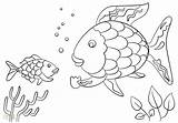 Peixe Peixinhos Peixes Simples Pescaria Filhote Crawfish Getcolorings Criança sketch template