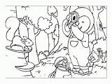 Coloriage Tchoupi Forêt Doudou Coloriages Faune Flore Imprimer Choupi Découvre Foret Explorateur Colorier Coloringgames Personnages sketch template