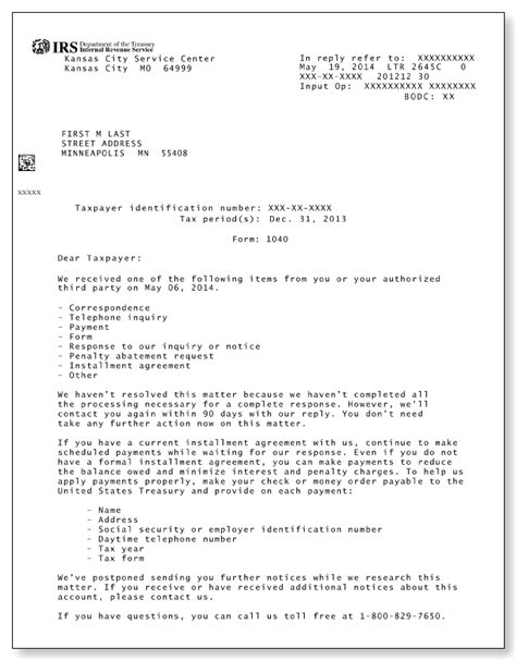 irs abatement letter template