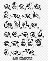 Alphabet Coloring Graffiti Asl Sign Pages Language Hello Number Clipart Set Printable Getdrawings Dictionary Print Styles Tags Calendars sketch template