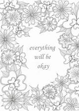 Coloring Okay Everything Pages Popsugar Adult Printable sketch template