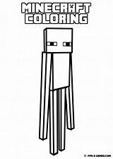 Coloring Pages Minecraft Golem Iron Getcolorings Ender sketch template