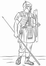 Roman Soldier Coloring Ancient Rome Pages Empire Gladiator Centurion Legionary Printable Soldiers Para Drawing Roma Colorir War Colouring Clipart Kids sketch template