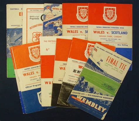 mullock s auctions 1949 fa cup final football programme