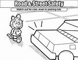 Safety Road Coloring Street Colouring Pages Resolution Medium sketch template
