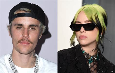 billie eilish reacts  justin biebers tearful vow  protect   fame