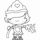 Fighter Firefighter Cutest Coloringbuddy sketch template