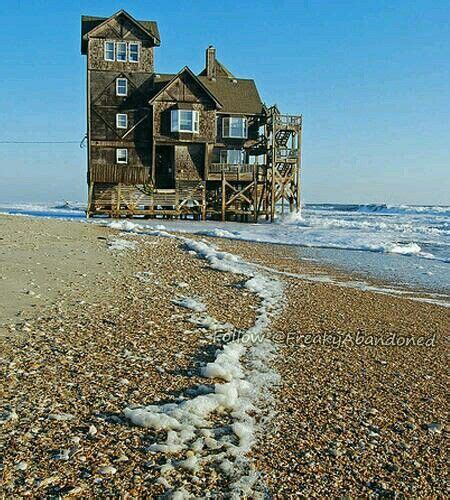 abandoned beach house abandoned   pinterest beaches beach houses  house