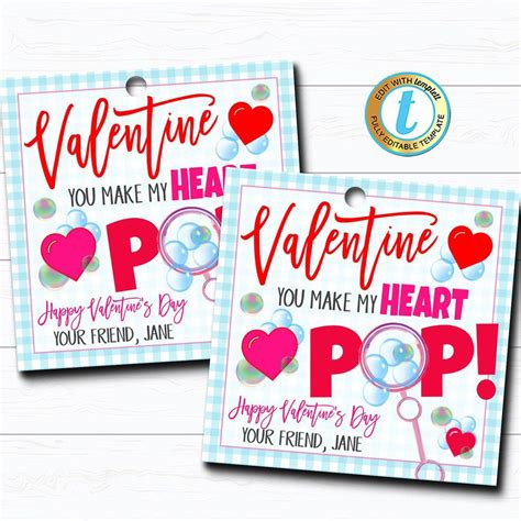 printable pop  valentine cards printable word searches