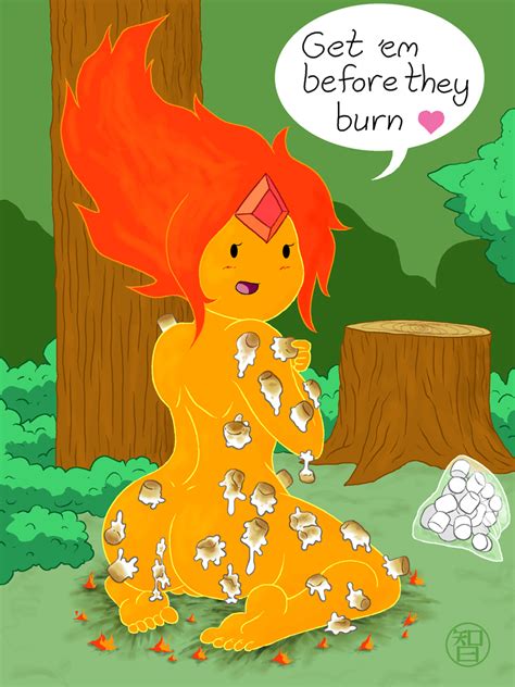 rule 34 adventure time coldfusion flame princess marshmallow 1092086