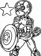 Capitan Colorear Superheroes sketch template