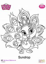 Coloring Pages Sundrop Princesss sketch template