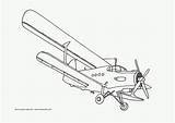 Coloring Pages Airplane Biplane Colouring Kids Airplanes Jet Sheets Adults Printable Aeroplane Planes Book Color Plane Awesome Aviation Antonov Clipart sketch template
