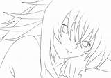 Rias Gremory Lineart sketch template