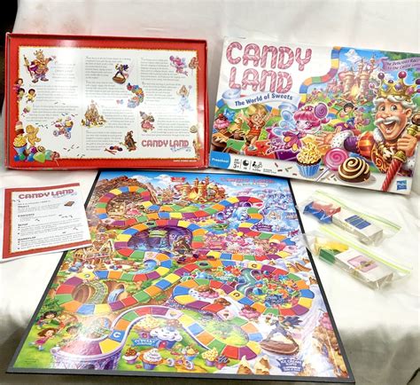 hasbro candy land  world  sweets  board game  complete